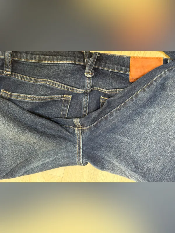 J Crew Point Sur Shoreditch High Rise Straight Jeans Dark Wash 90s Minimalist - Image 4