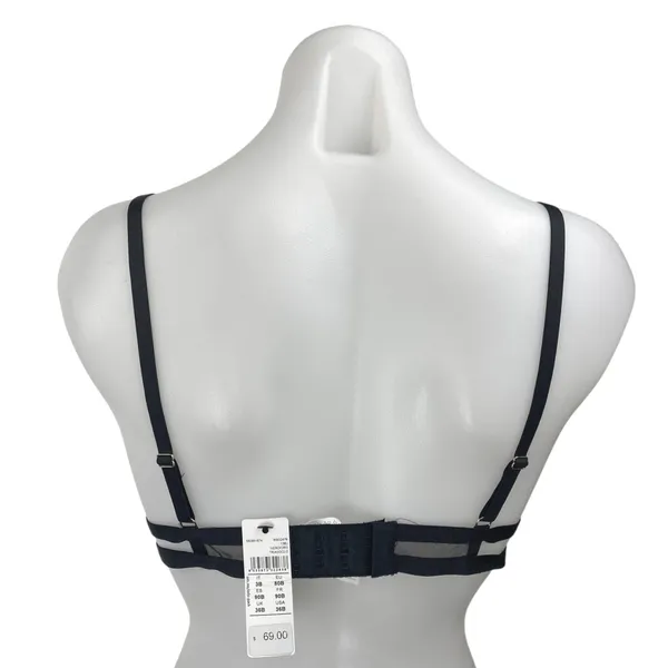 NEW Intimissimi Black Floral Lace Strappy Cami Camisole Lingerie Bra Top Sz 36B - Image 2