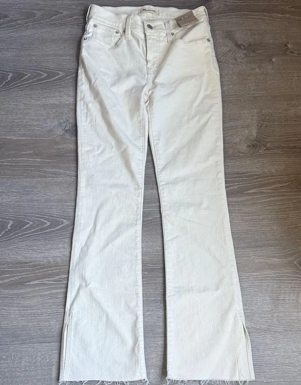 NEW Madewell Kick Out Full-Length Jeans Vintage Canvas 26 - Image 2