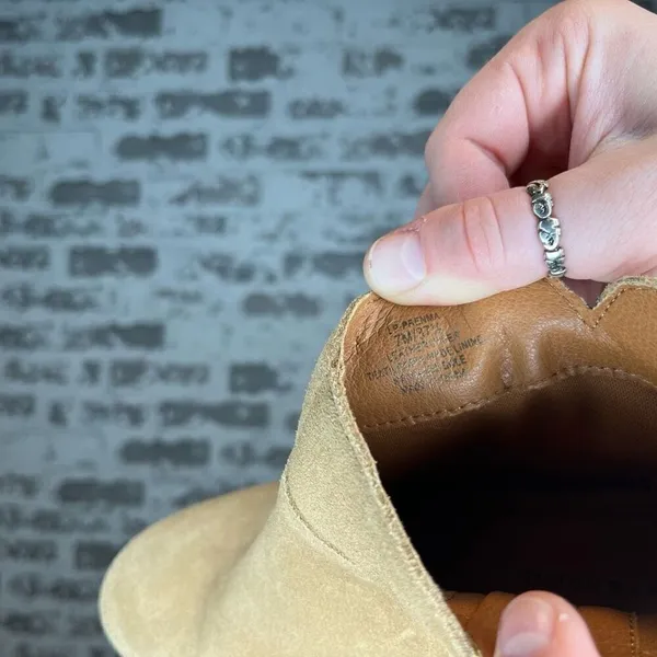 Lucky brand | women leather suede booties - Image 3