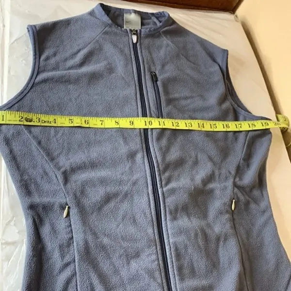 Nike Therma-Fit Gray Full Zip Fleece Vest Size Small - Image 10