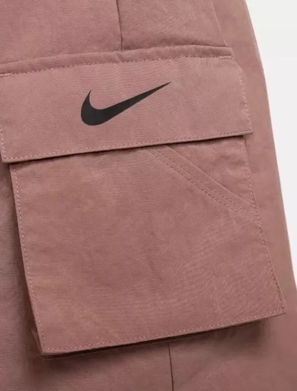 Nike Sportswear Essential Women's Woven High-Rise Cargo Shorts - Smokey Mauve XS - Image 4