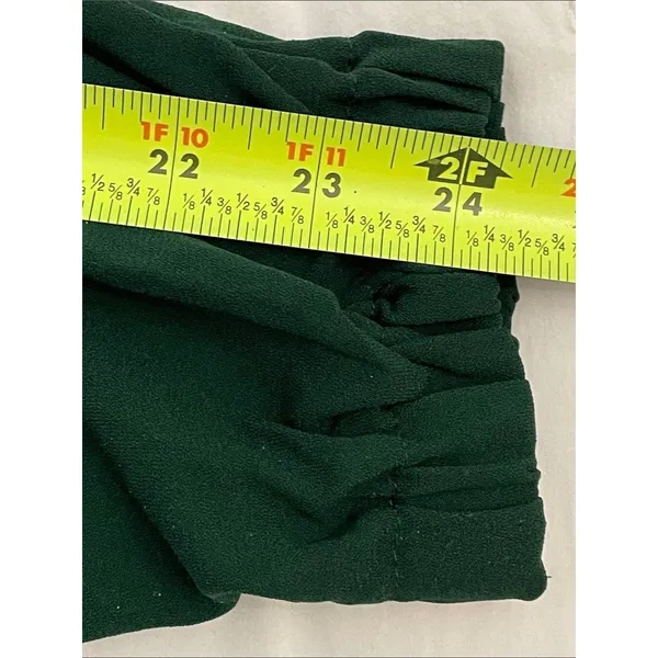 Tuckernuck Pomander Place Carlotta Hunter Green Peplum Top Large Long Sleeves - Image 8