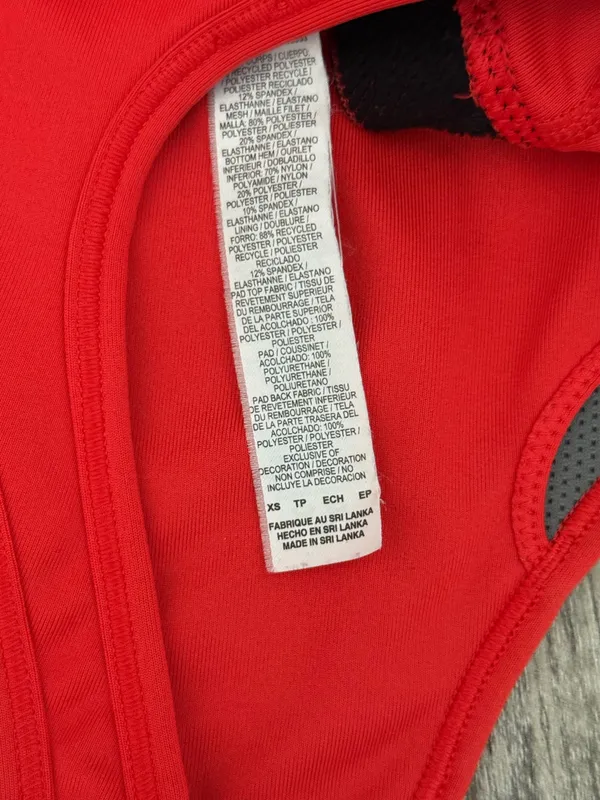 Nike Pro Red Sports Bra - Image 5