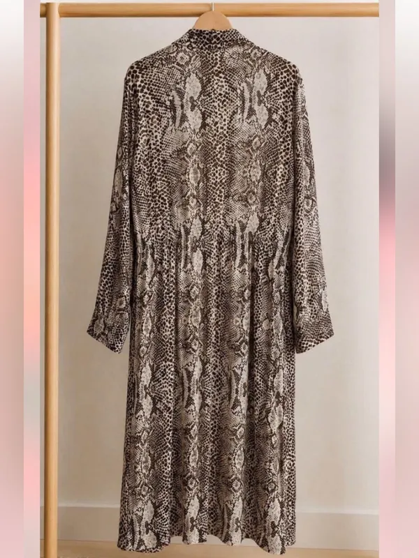 Free people wild night’s snakeskin kimono - Image 3