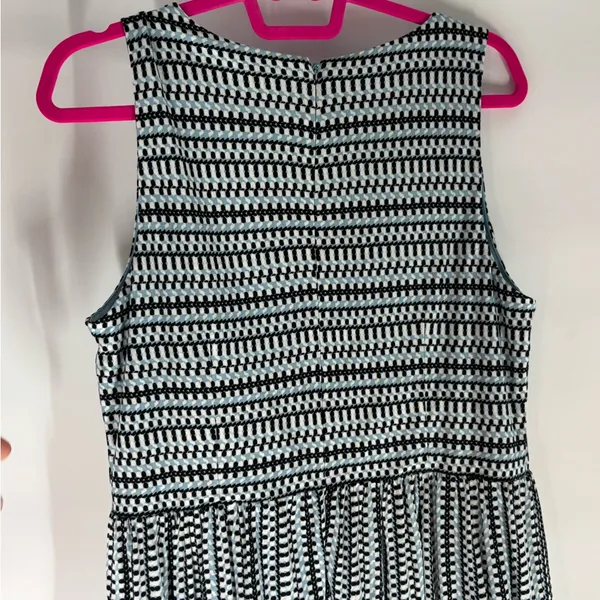 NWT LOFT Blue Boho Pattern Dress - Image 4