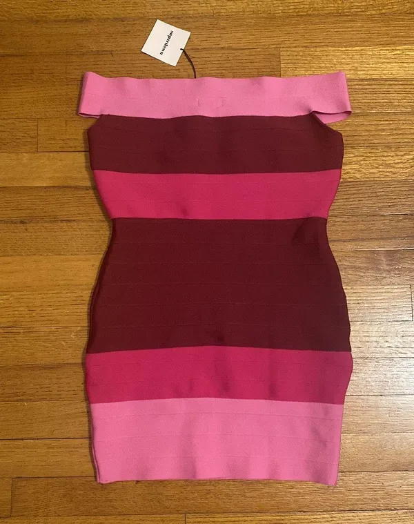 superdown NWT  Pinky Mini Dress In Pink Multi - Image 7