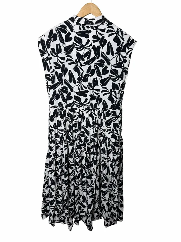 By Anthropologie Tiered Shirt Dress Size Medium - Image 6