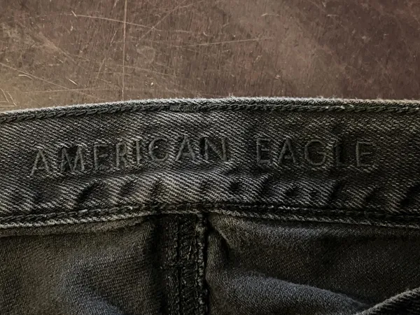 American Eagle Outfitters Boyfriend Jeans Womens 4 Gray High Rise Charcoal Denim - Image 7