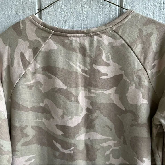 Generation Love Karly Camouflage Peace Cotton‎ Pullover Sweatshirt Green Camo S - Image 6