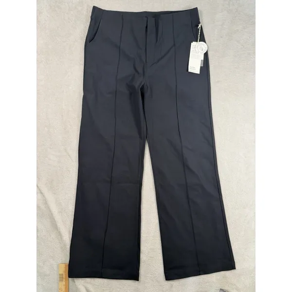 NWT Vuori Women’s Meta Wide Leg Pants Size XXL Black Office Work Casual Business - Image 2