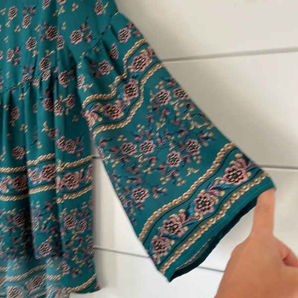 Altar’d State Floral Boho Peasant Top Small - Image 7