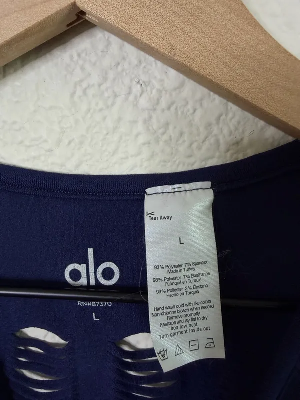Alo Vixen‎ Tank Womens Navy Blue Size L - Image 4