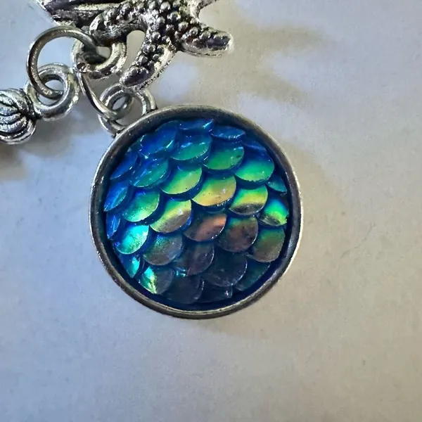 Mermaid charm keychain - Image 5