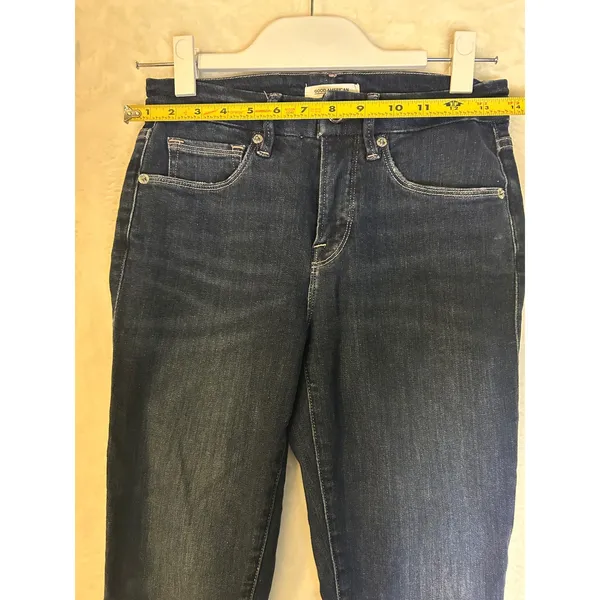 Good American Good Legs Crop Skinny Jeans Women 2/26‎ Dark Wash High Rise Denim - Image 5