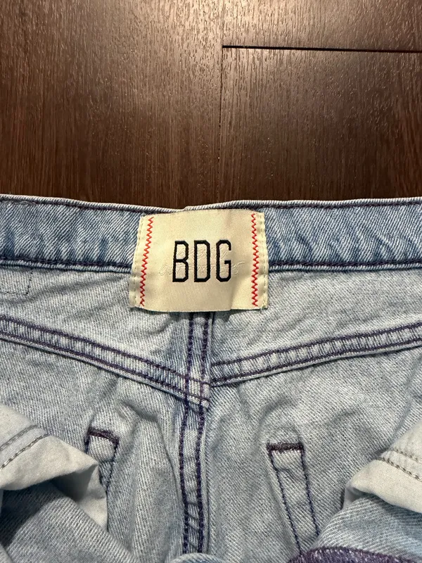 BDG Light Blue Baggy Denim Jeans - Image 7