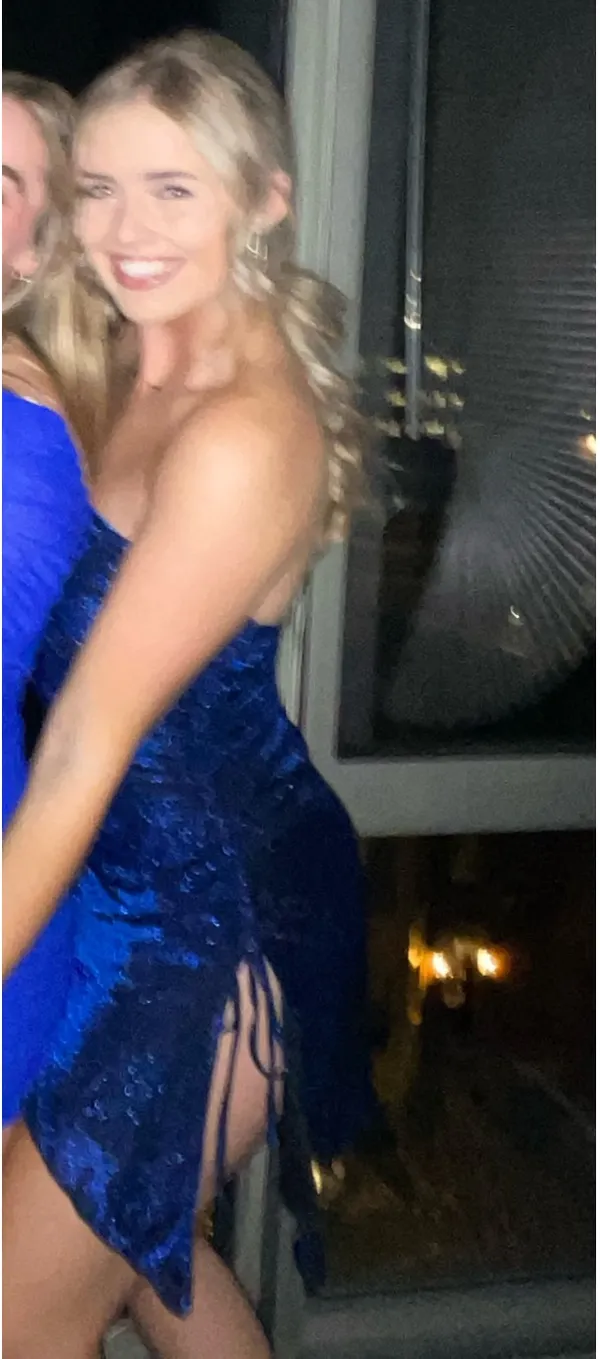 Princess Polly Strapless Mini Dress Blue - Image 6
