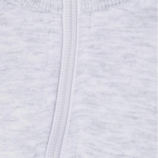 SKIMS Cotton Fleece Half Zip Sweatshirt Pullover Light Heather Grey M Limited Ed - Image 8