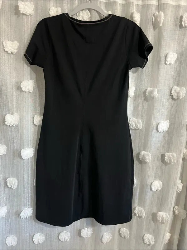 Patagonia Black V-Neck Short Sleeve Dress - Image 2