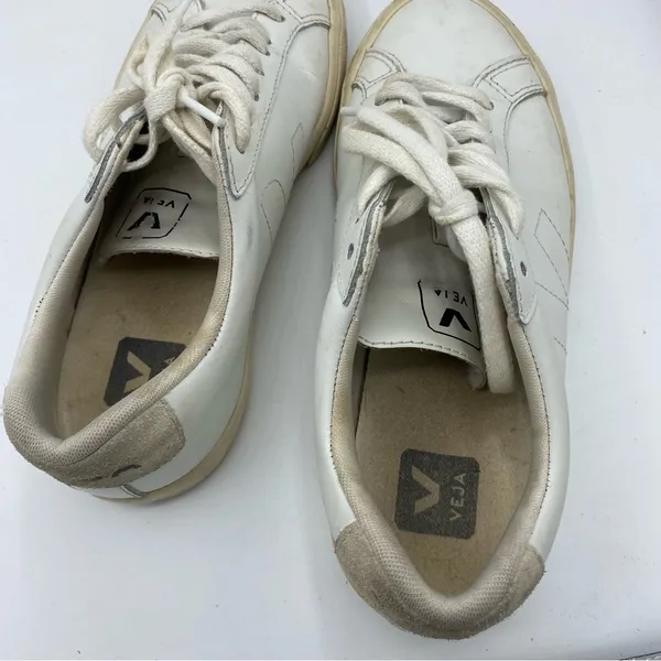 Veja Campo Leather‎ Natural White size 7 sneakers casual minimal neutral - Image 5