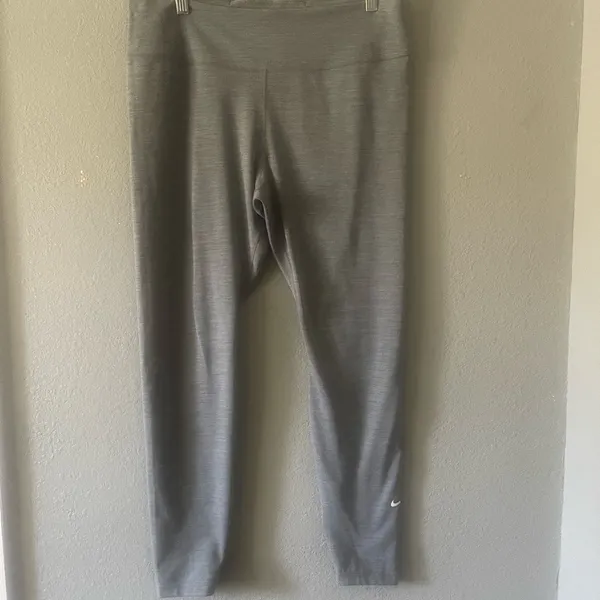 Nike Heather Gray Leggings‎ - Image 2