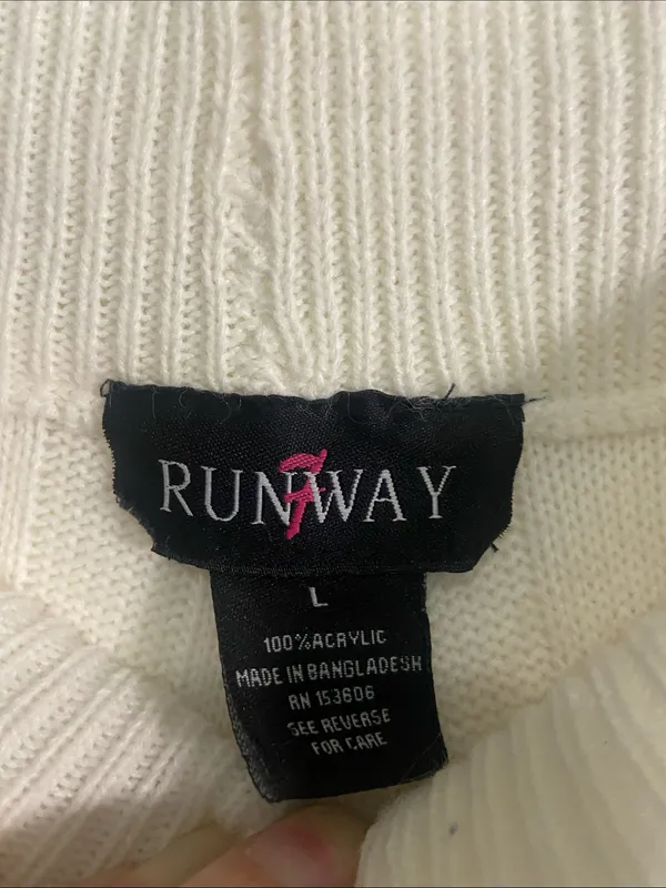 Cream Ribbed Straight - Image 2