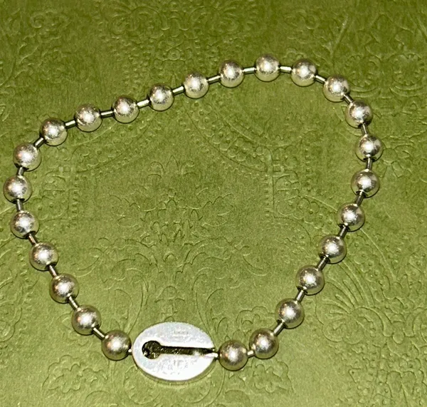Gucci Interlocking G Boule Chain Bracelet size 17 Ag925 - Image 3