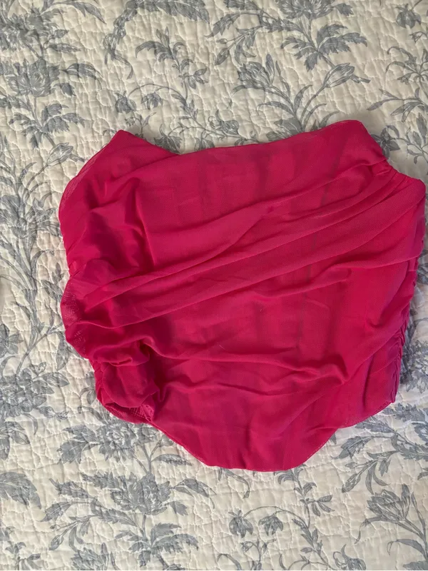 Strapless Pink Corset Top - Image 3