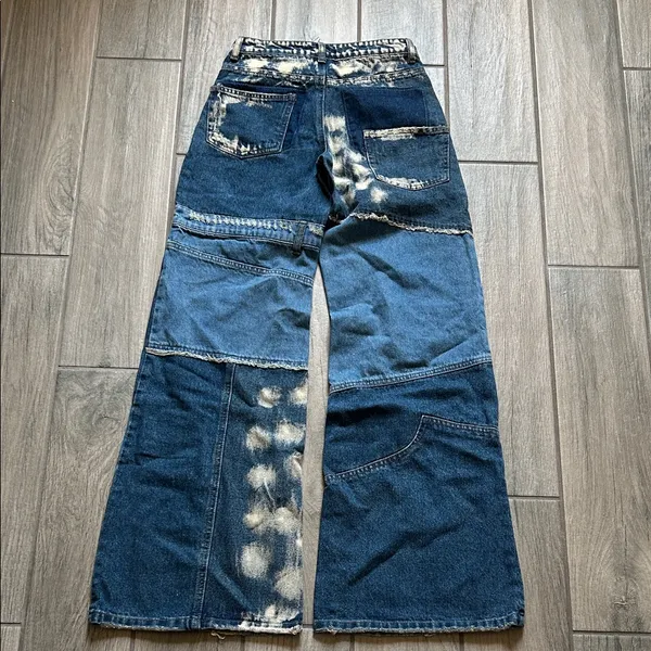 Jaded London Distressed Patchwork Jeans - Image 8