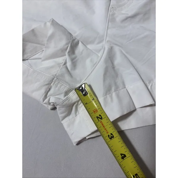 Calia White Pull On Active Drawstring Pocket Shorts Size Large Athleisure Gym - Image 7