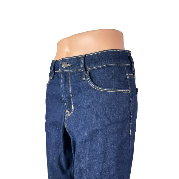 Old Navy Women's Dark Blue High Rise Slim Wow Straight Denim Jeans Pants Size 6 - Image 2