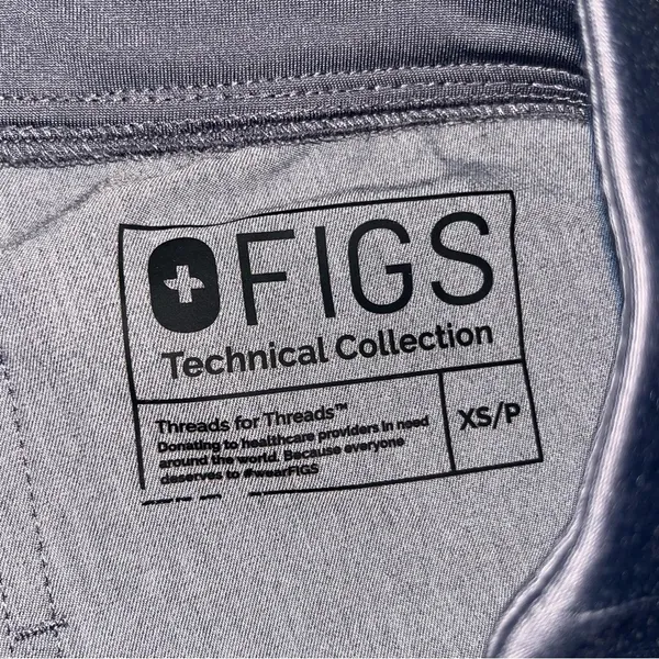 Figs Women’s Graphite Grey Zamora Slim Fit Jogger Scrub Pants size XS - Image 3