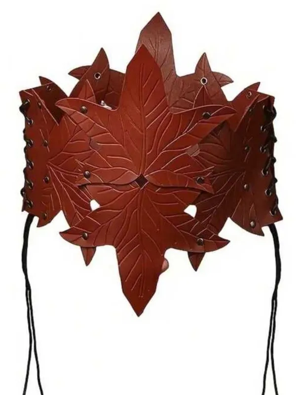 Leaf Motif Brown Waist Belt New - Image 4
