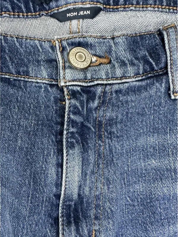 Aeropostale Mom Jean medium wash denim jeans Size 12 high rise vintage-inspired - Image 5