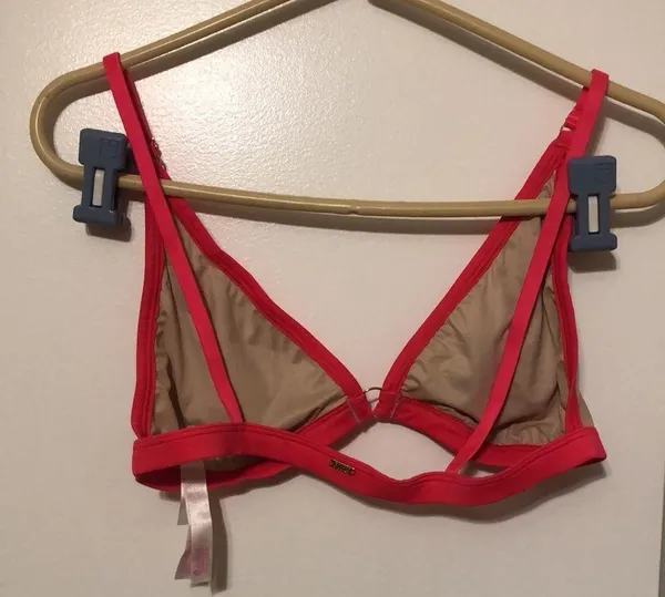 PINK - Victoria's Secret Neon Flower Bralette Women’s Size Large - Image 2