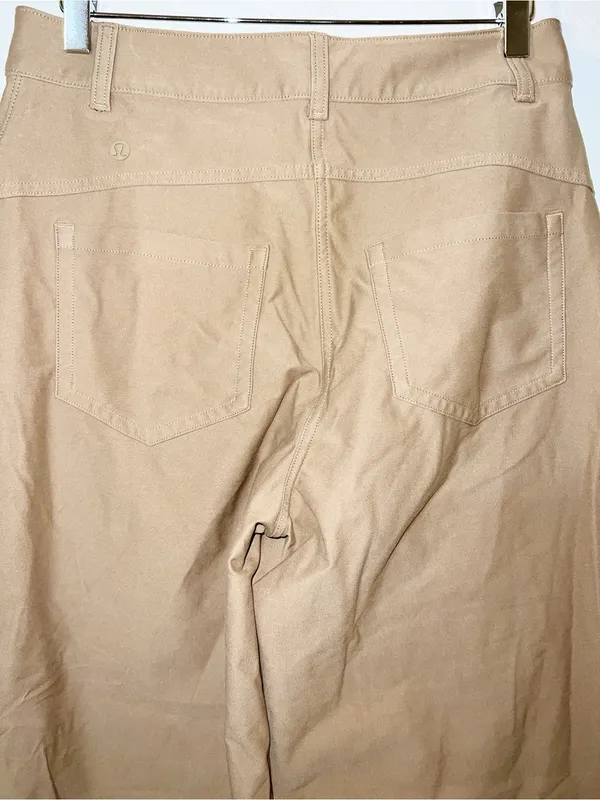 Lululemon City Sleek Mid-Rise Barrel-Leg Pant Filbert Tan Work Pants - Image 7