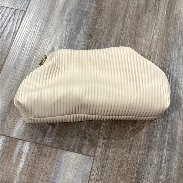 Anthropologie Faux Leather Clamshell Clutch - Image 5