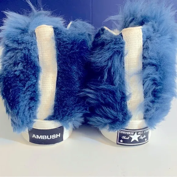 Converse x‎ Ambush Chuck 70 Fuzzy High Navy White - Image 9