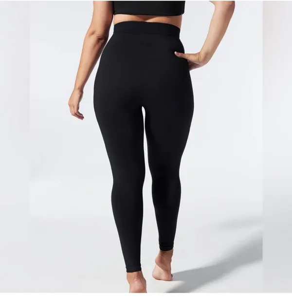 Blanqi EVERYDAY- Highwaist Postpartum + Nursing Support Leggings Black - Image 2