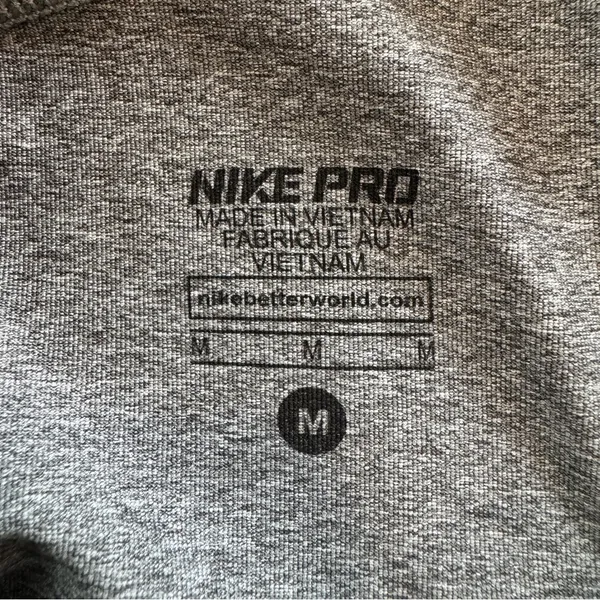 Nike PRO Training‎ Shorts  Grey/Black Women's Size Medium 3" - Image 3