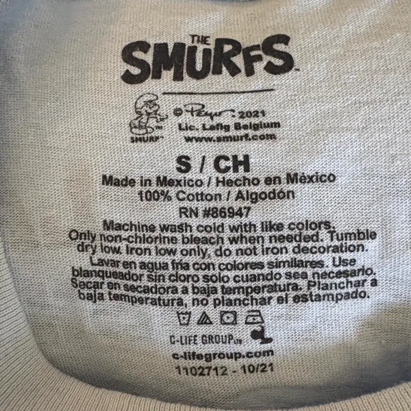 Boutique Smurf Mushroom Crop Top - Image 5