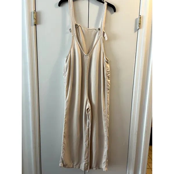 Aritzia Babaton Tie strap Calipso jumpsuit Cream Size S - Image 9