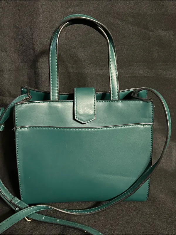 A New Day Women’s Structured Teal Crossbody Shoulder Bag Purse - Image 3