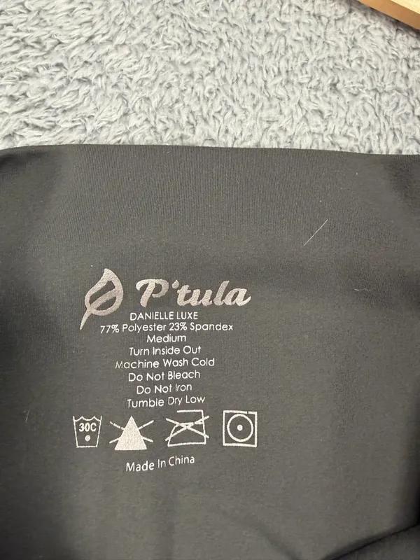 P’tula Danielle luxe medium gray leggings - Image 4