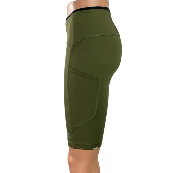 Rei Women's Green Mid Rise Hiking Outdoor Yoga Gym Athletic Biker Shorts Size S - Image 2