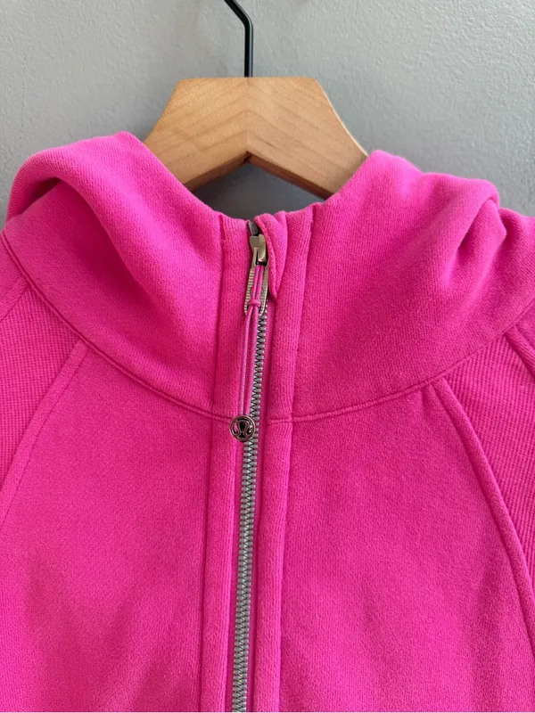 Lululemon Scuba Oversized Full Zip Sonic Pink Size XS / S - Image 4