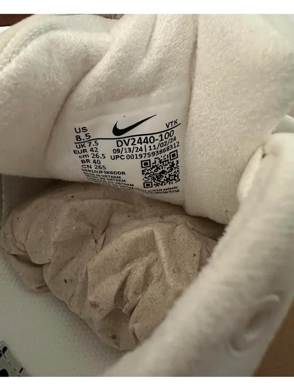 Nike Lunar Roam Sneaker Summit White/Phantom/Light Bone NIB Size M 8.5 / W 10 - Image 5