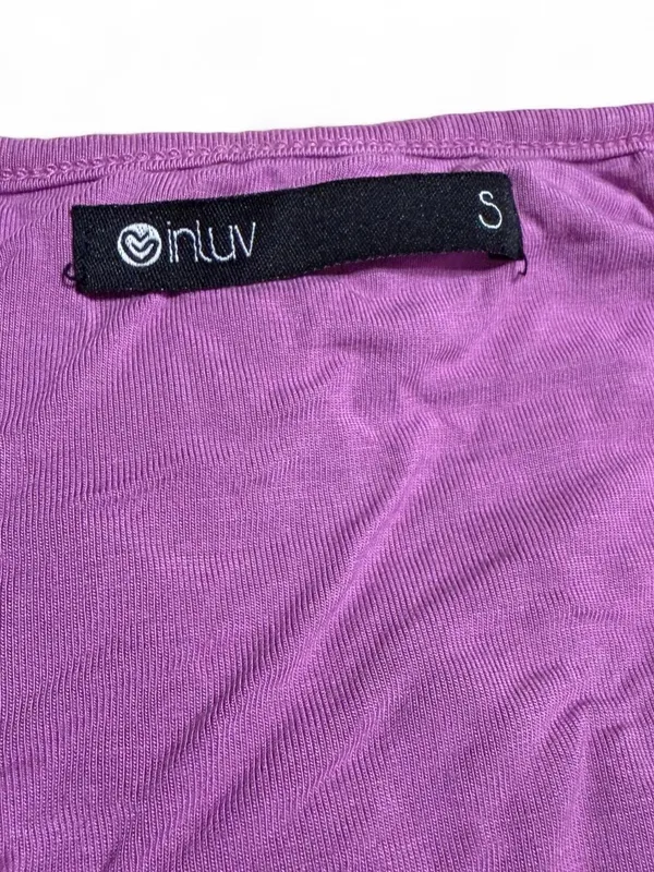 Dolls Kill Purple Strappy Crop Top - Image 2