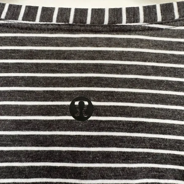 Lululemon Women’s 6 Striped Longsleeve Tee - Image 4
