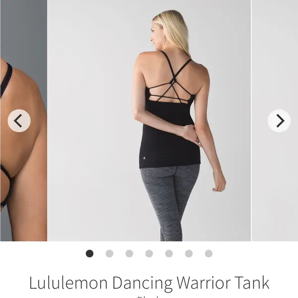 Lululemon Dancing Warrior Tank Top Black Size 2 - Image 10